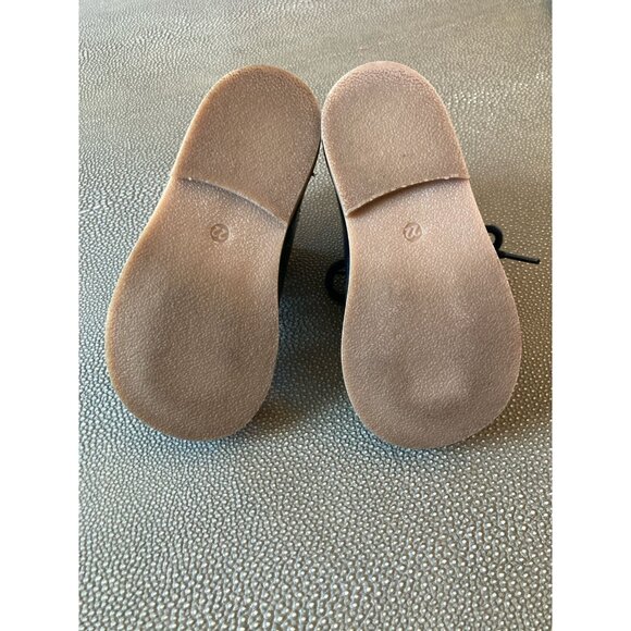 Jacadi Blue Leather Mid Boot EU 22/ US 6 EUC - Picture 3 of 4